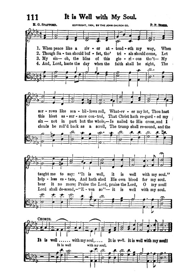 Victory Songs: For the Church, Sunday School and Evangelistic Services. page 113