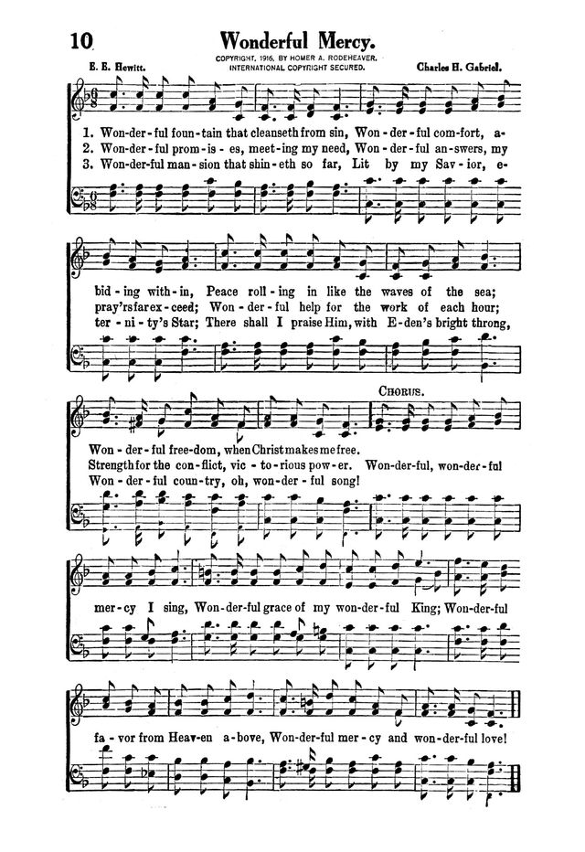 Victory Songs: For the Church, Sunday School and Evangelistic Services. page 12