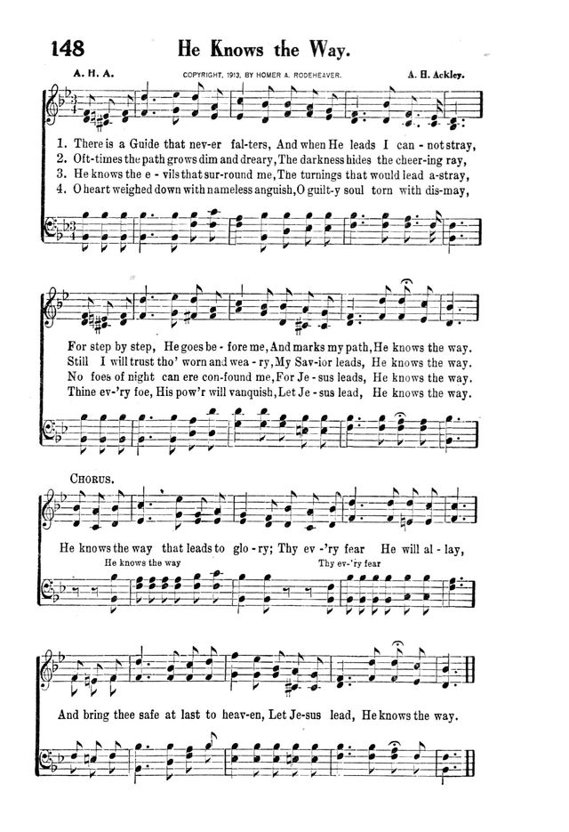 Victory Songs: For the Church, Sunday School and Evangelistic Services. page 150