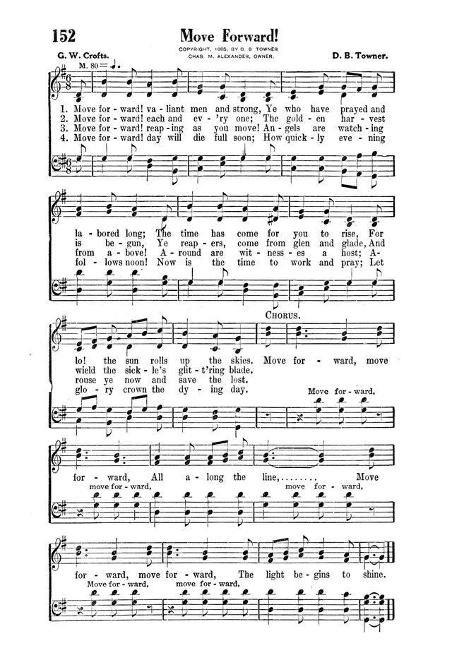 Victory Songs: For the Church, Sunday School and Evangelistic Services. page 154