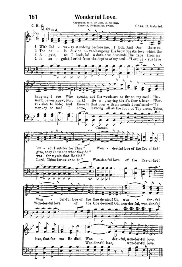 Victory Songs: For the Church, Sunday School and Evangelistic Services. page 163