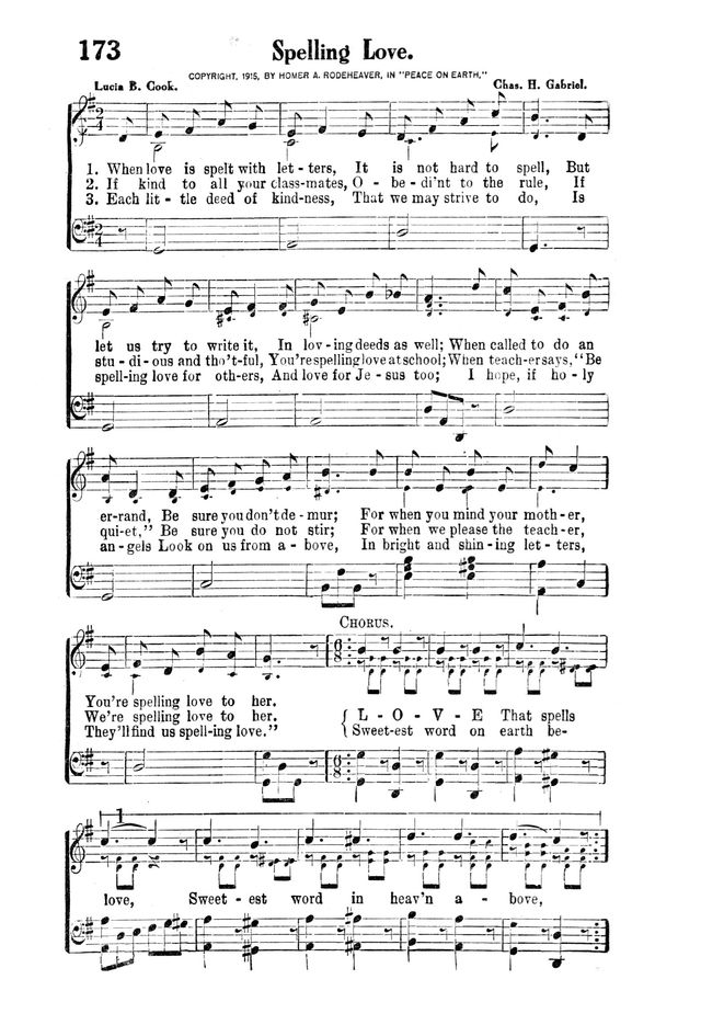 Victory Songs: For the Church, Sunday School and Evangelistic Services. page 174