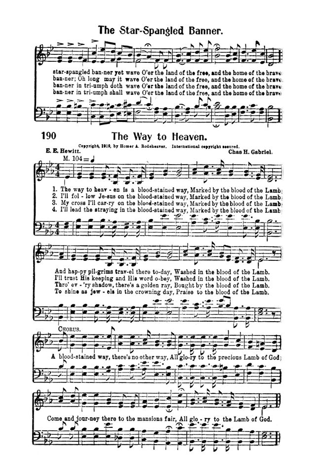 Victory Songs: For the Church, Sunday School and Evangelistic Services. page 189