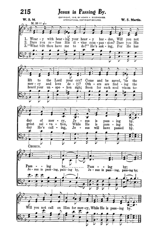 Victory Songs: For the Church, Sunday School and Evangelistic Services. page 223