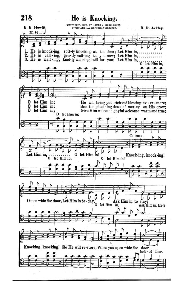 Victory Songs: For the Church, Sunday School and Evangelistic Services. page 226