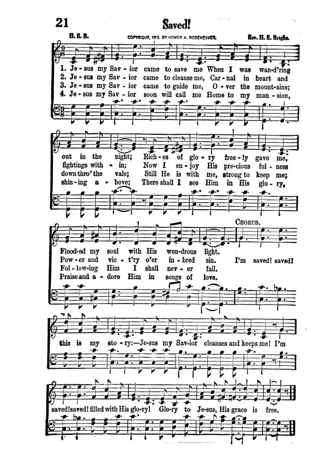 Victory Songs: For the Church, Sunday School and Evangelistic Services. page 23