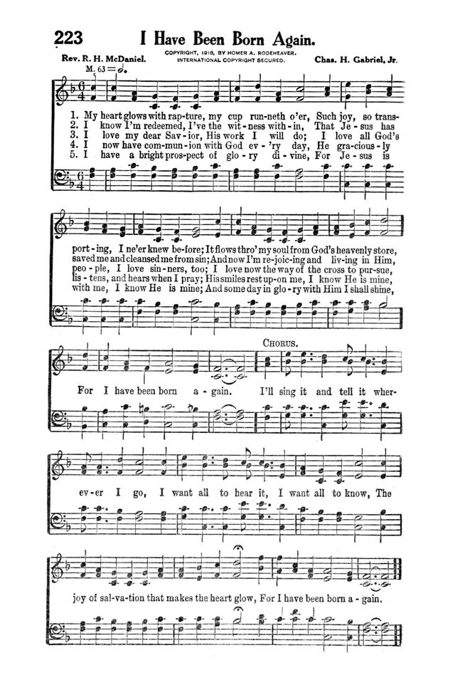 Victory Songs: For the Church, Sunday School and Evangelistic Services. page 231