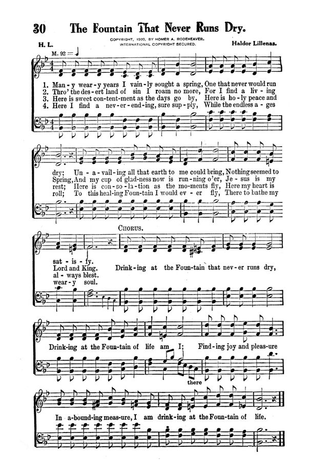 Victory Songs: For the Church, Sunday School and Evangelistic Services. page 32