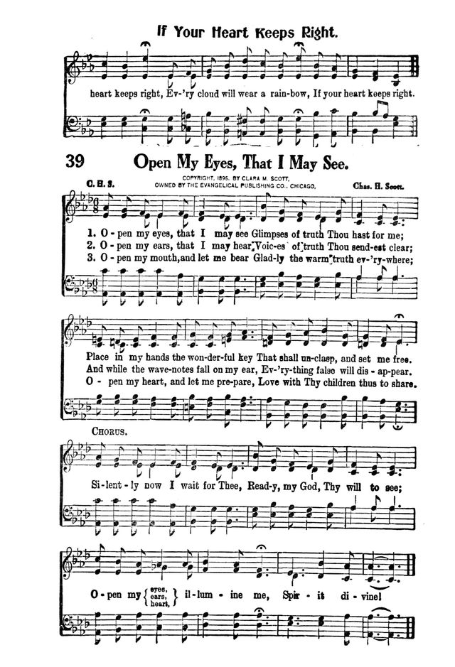 Victory Songs: For the Church, Sunday School and Evangelistic Services. page 41