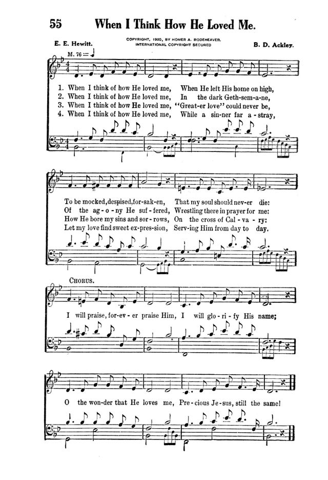 Victory Songs: For the Church, Sunday School and Evangelistic Services. page 57