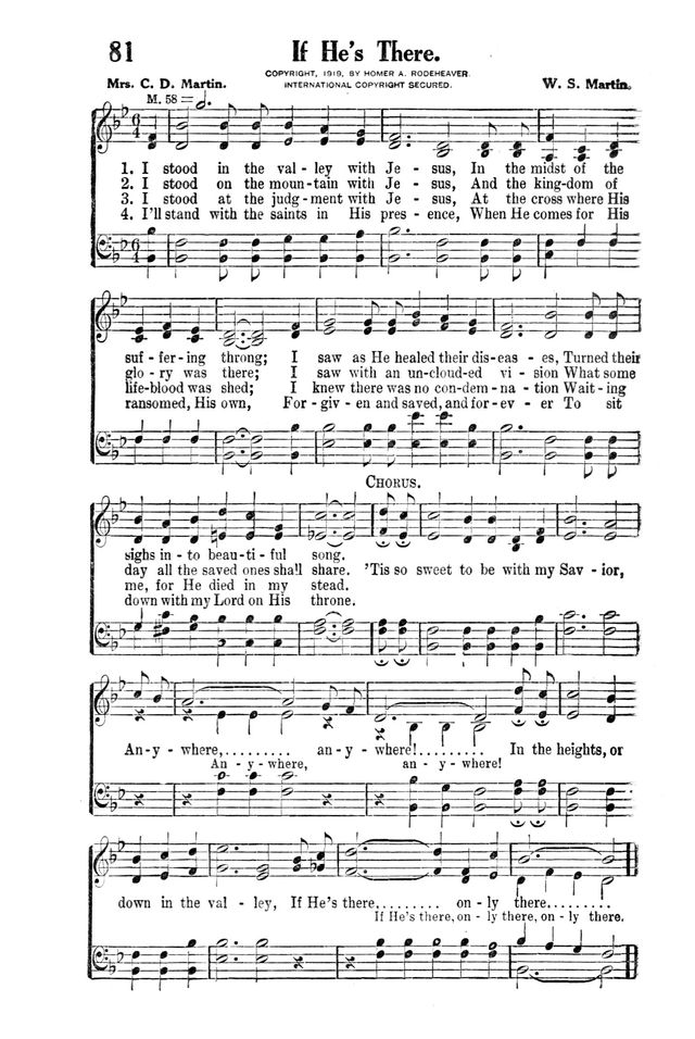 Victory Songs: For the Church, Sunday School and Evangelistic Services. page 83