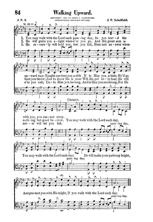 Victory Songs: For the Church, Sunday School and Evangelistic Services. page 86