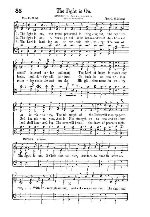 Victory Songs: For the Church, Sunday School and Evangelistic Services. page 90