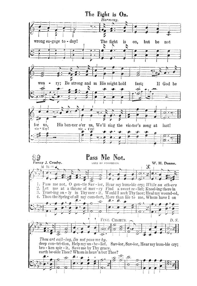 Victory Songs: For the Church, Sunday School and Evangelistic Services. page 91