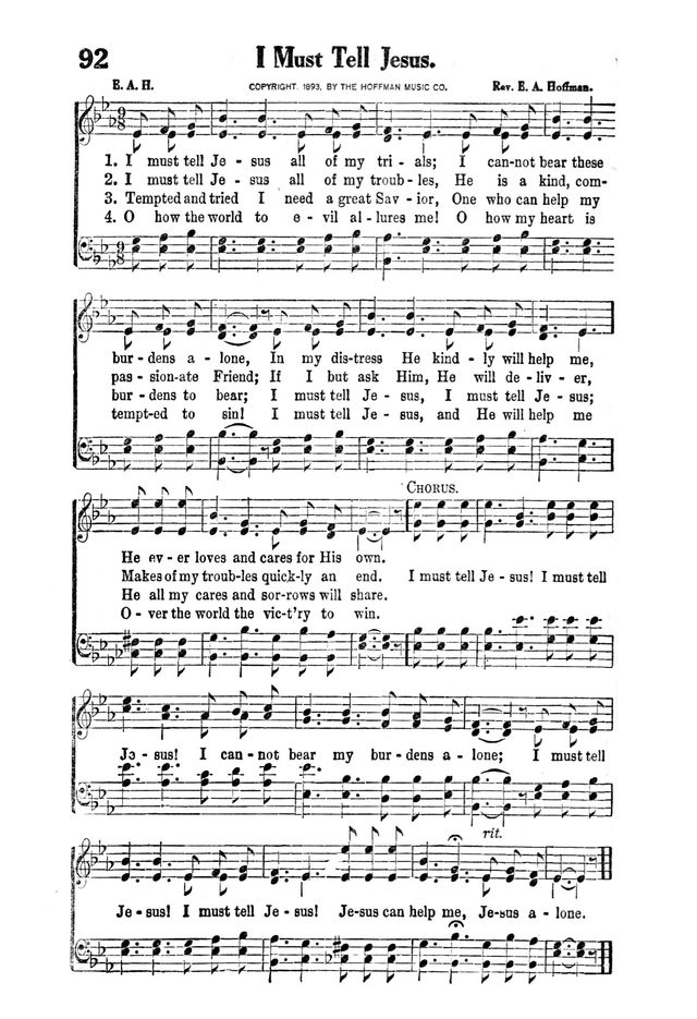 Victory Songs: For the Church, Sunday School and Evangelistic Services. page 94