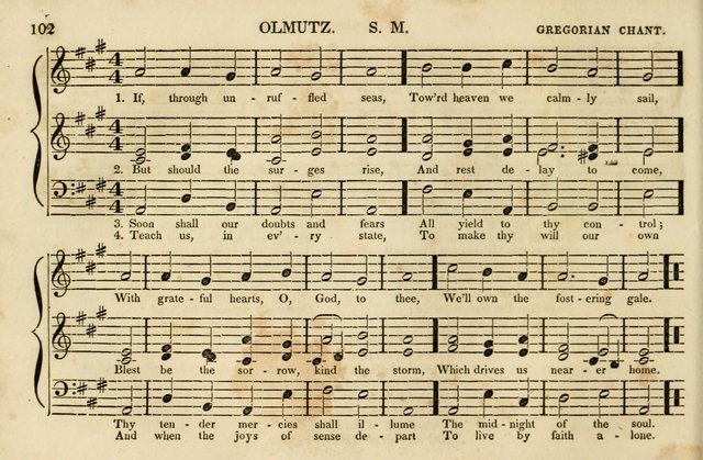 The Vestry Singing Book: being a selection of the most popular and approved tunes and hymns now extant, designed for social and religious meetings, family devotion, singing schools, etc. page 102