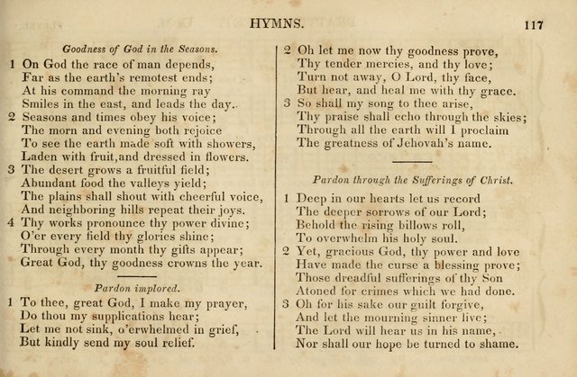 The Vestry Singing Book: being a selection of the most popular and approved tunes and hymns now extant, designed for social and religious meetings, family devotion, singing schools, etc. page 119