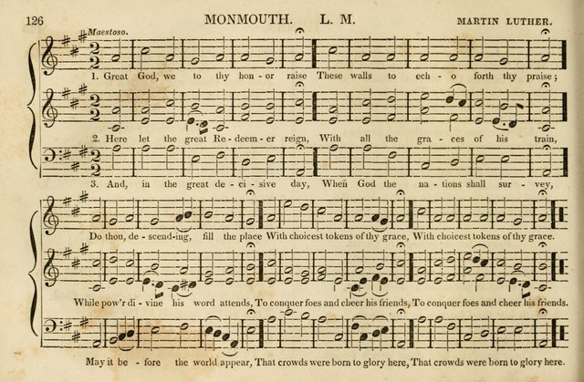 The Vestry Singing Book: being a selection of the most popular and approved tunes and hymns now extant, designed for social and religious meetings, family devotion, singing schools, etc. page 128