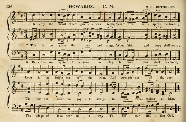 The Vestry Singing Book: being a selection of the most popular and approved tunes and hymns now extant, designed for social and religious meetings, family devotion, singing schools, etc. page 138