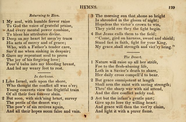 The Vestry Singing Book: being a selection of the most popular and approved tunes and hymns now extant, designed for social and religious meetings, family devotion, singing schools, etc. page 141