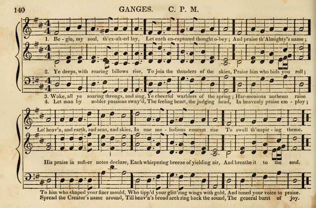 The Vestry Singing Book: being a selection of the most popular and approved tunes and hymns now extant, designed for social and religious meetings, family devotion, singing schools, etc. page 142