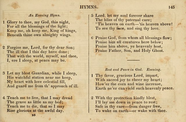 The Vestry Singing Book: being a selection of the most popular and approved tunes and hymns now extant, designed for social and religious meetings, family devotion, singing schools, etc. page 147