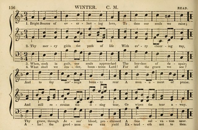 The Vestry Singing Book: being a selection of the most popular and approved tunes and hymns now extant, designed for social and religious meetings, family devotion, singing schools, etc. page 158