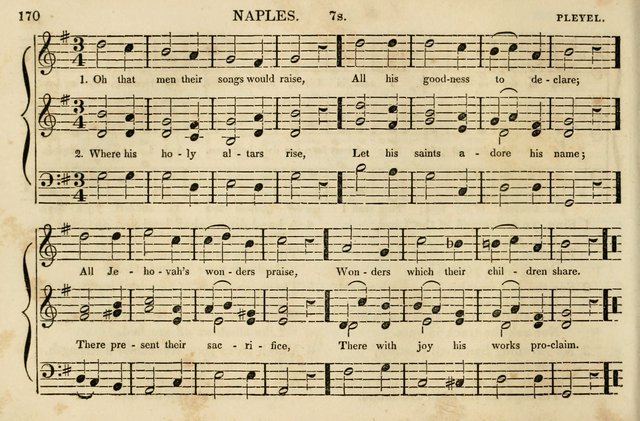 The Vestry Singing Book: being a selection of the most popular and approved tunes and hymns now extant, designed for social and religious meetings, family devotion, singing schools, etc. page 172