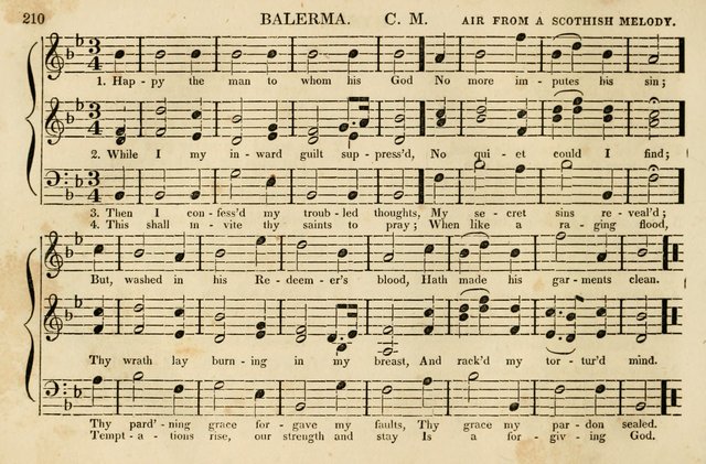 The Vestry Singing Book: being a selection of the most popular and approved tunes and hymns now extant, designed for social and religious meetings, family devotion, singing schools, etc. page 212