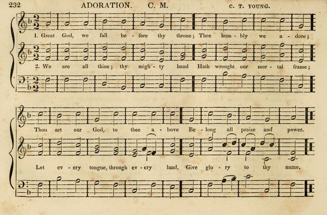 The Vestry Singing Book: being a selection of the most popular and approved tunes and hymns now extant, designed for social and religious meetings, family devotion, singing schools, etc. page 240