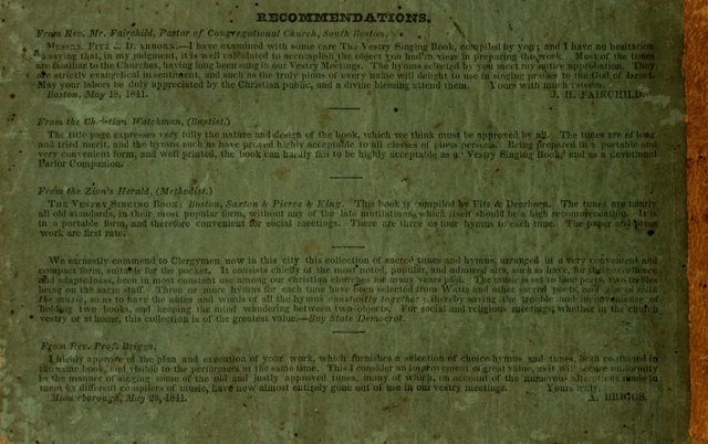 The Vestry Singing Book: being a selection of the most popular and approved tunes and hymns now extant, designed for social and religious meetings, family devotion, singing schools, etc. page 272