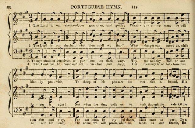 The Vestry Singing Book: being a selection of the most popular and approved tunes and hymns now extant, designed for social and religious meetings, family devotion, singing schools, etc. page 88