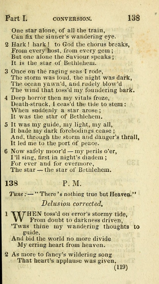 The Virginia Selection of Psalms and Hymns and Spiritual Songs: from the most approved authors; adapted to the various occasions of public and social meetings (New Ed. Enl. and Imp.) page 119