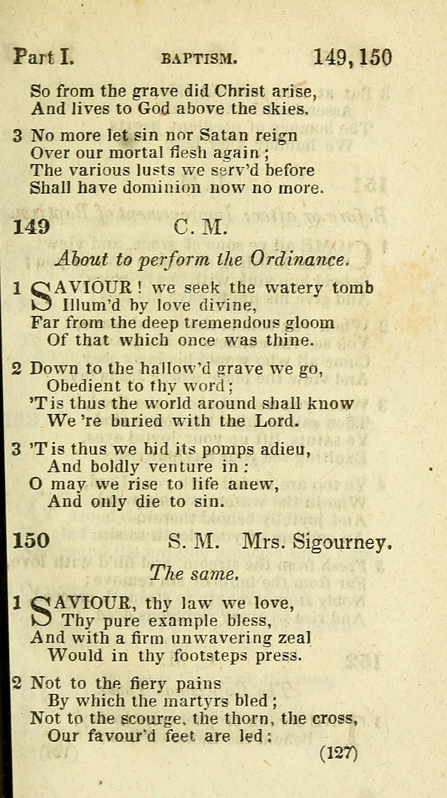 The Virginia Selection of Psalms and Hymns and Spiritual Songs: from the most approved authors; adapted to the various occasions of public and social meetings (New Ed. Enl. and Imp.) page 127