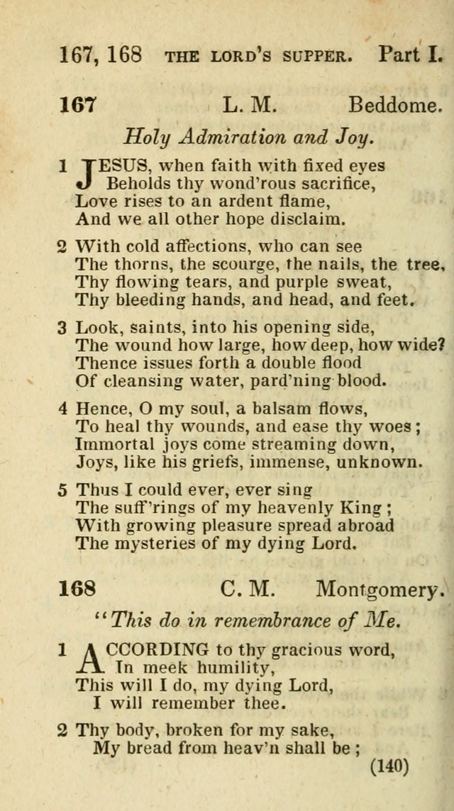 The Virginia Selection of Psalms and Hymns and Spiritual Songs: from the most approved authors; adapted to the various occasions of public and social meetings (New Ed. Enl. and Imp.) page 140