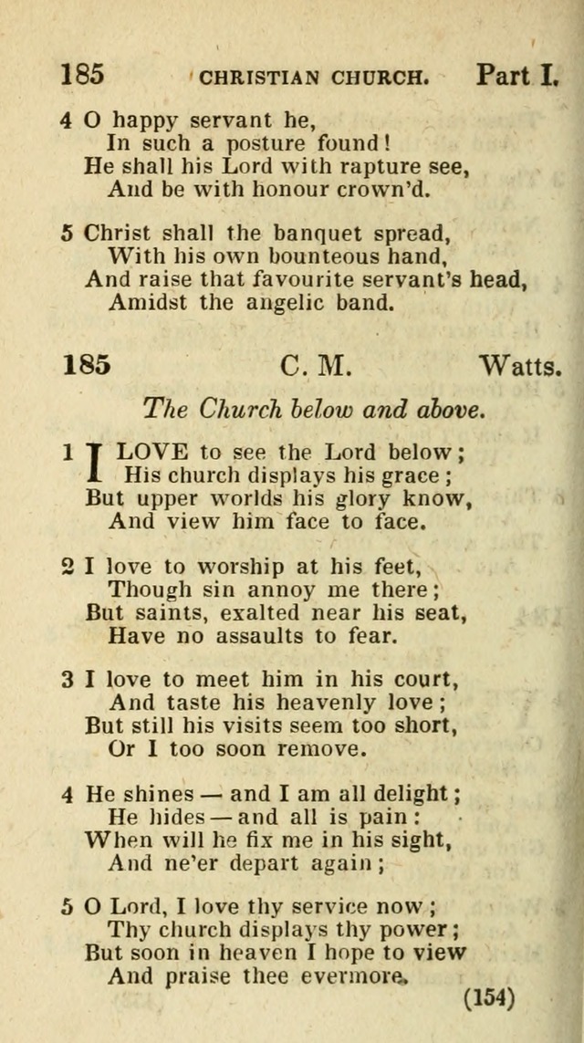 The Virginia Selection of Psalms and Hymns and Spiritual Songs: from the most approved authors; adapted to the various occasions of public and social meetings (New Ed. Enl. and Imp.) page 154