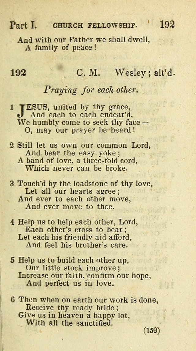 The Virginia Selection of Psalms and Hymns and Spiritual Songs: from the most approved authors; adapted to the various occasions of public and social meetings (New Ed. Enl. and Imp.) page 159