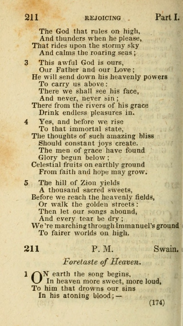 The Virginia Selection of Psalms and Hymns and Spiritual Songs: from the most approved authors; adapted to the various occasions of public and social meetings (New Ed. Enl. and Imp.) page 174