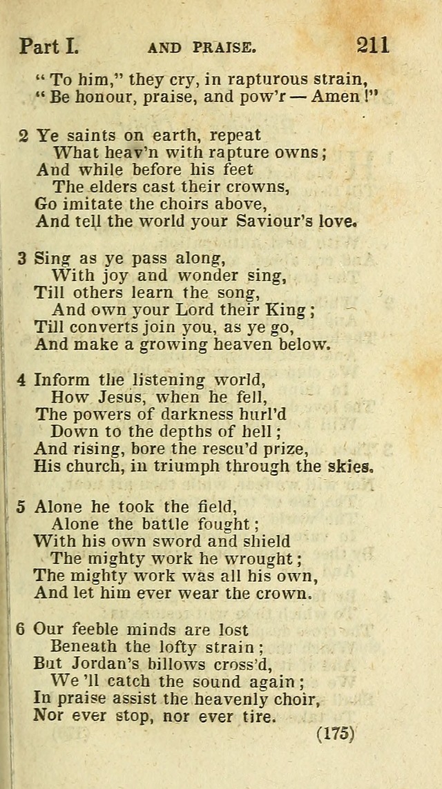 The Virginia Selection of Psalms and Hymns and Spiritual Songs: from the most approved authors; adapted to the various occasions of public and social meetings (New Ed. Enl. and Imp.) page 175
