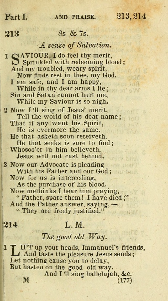 The Virginia Selection of Psalms and Hymns and Spiritual Songs: from the most approved authors; adapted to the various occasions of public and social meetings (New Ed. Enl. and Imp.) page 177