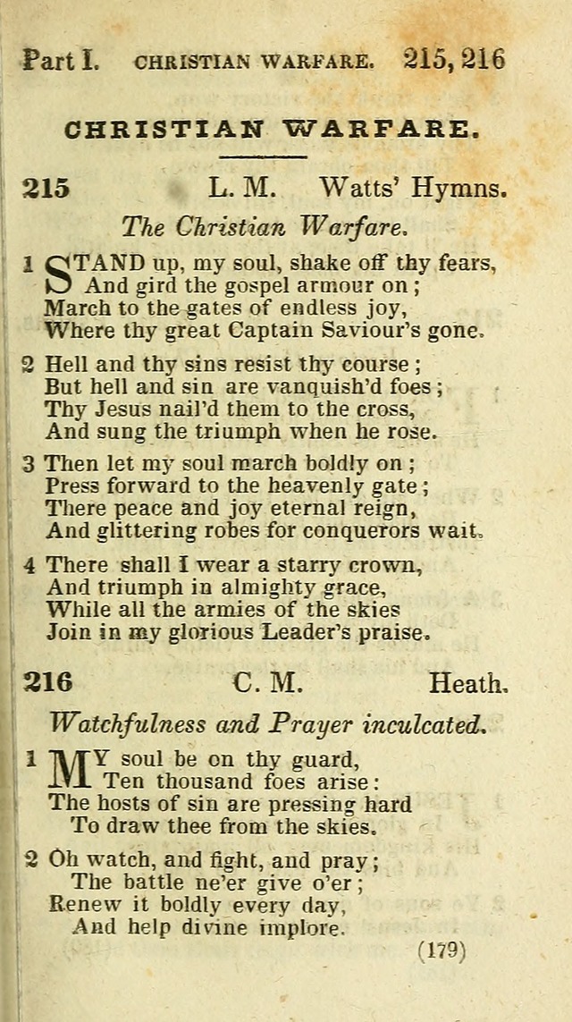 The Virginia Selection of Psalms and Hymns and Spiritual Songs: from the most approved authors; adapted to the various occasions of public and social meetings (New Ed. Enl. and Imp.) page 179