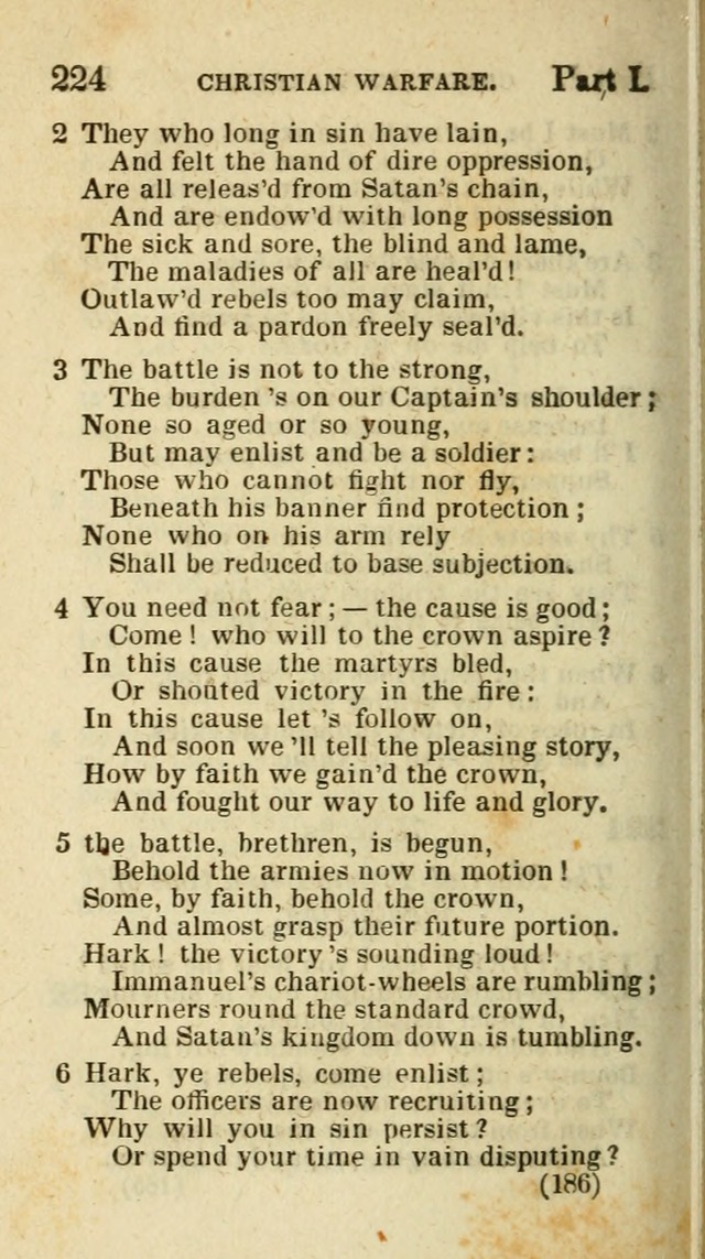 The Virginia Selection of Psalms and Hymns and Spiritual Songs: from the most approved authors; adapted to the various occasions of public and social meetings (New Ed. Enl. and Imp.) page 186