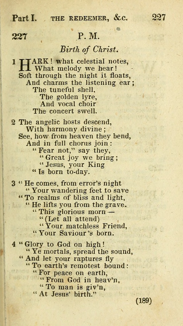 The Virginia Selection of Psalms and Hymns and Spiritual Songs: from the most approved authors; adapted to the various occasions of public and social meetings (New Ed. Enl. and Imp.) page 189