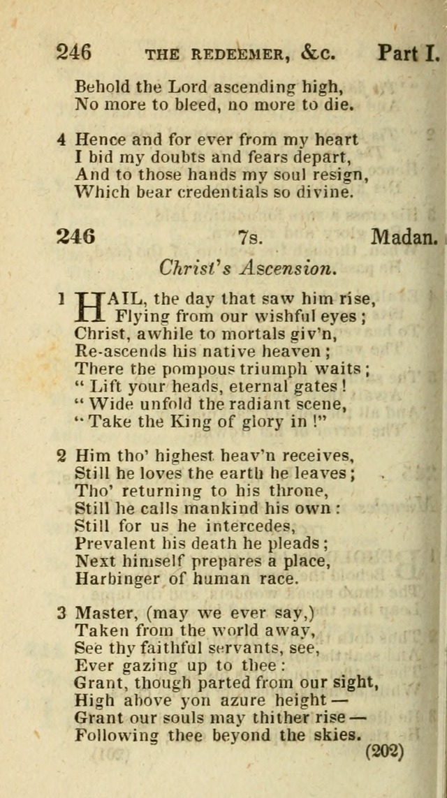 The Virginia Selection of Psalms and Hymns and Spiritual Songs: from the most approved authors; adapted to the various occasions of public and social meetings (New Ed. Enl. and Imp.) page 202