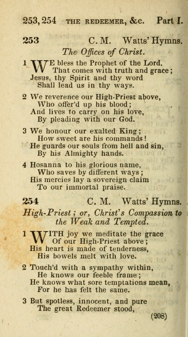 The Virginia Selection of Psalms and Hymns and Spiritual Songs: from the most approved authors; adapted to the various occasions of public and social meetings (New Ed. Enl. and Imp.) page 208