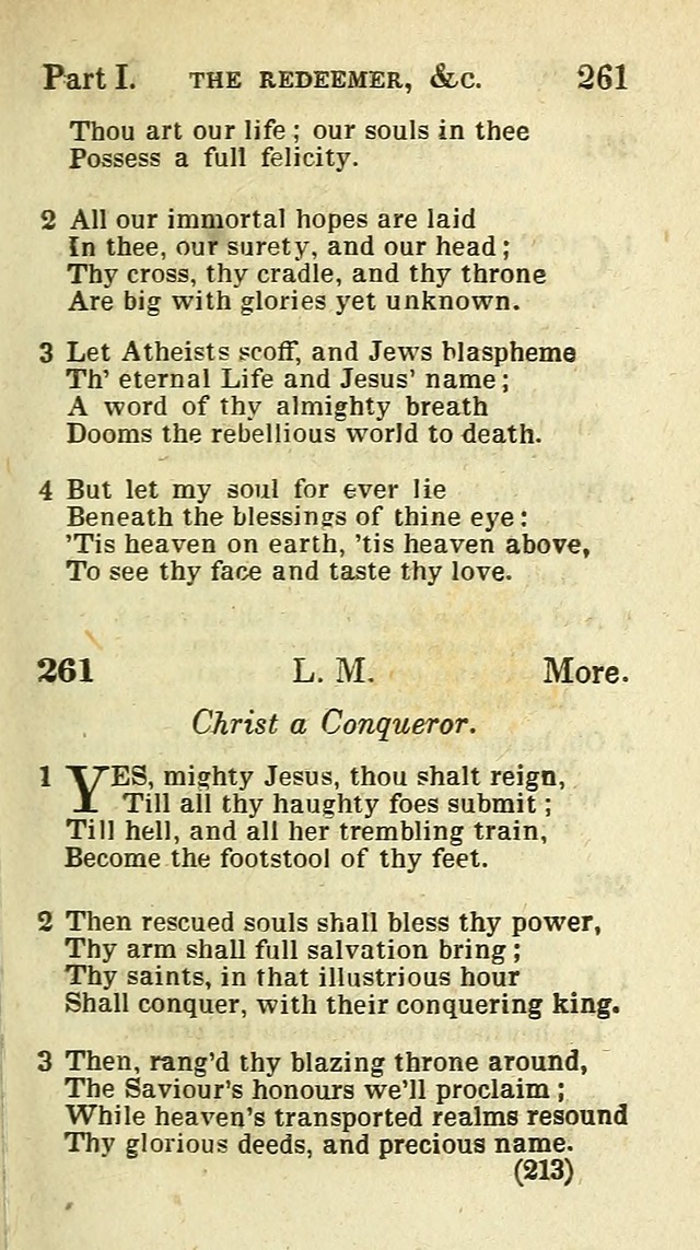 The Virginia Selection of Psalms and Hymns and Spiritual Songs: from the most approved authors; adapted to the various occasions of public and social meetings (New Ed. Enl. and Imp.) page 213