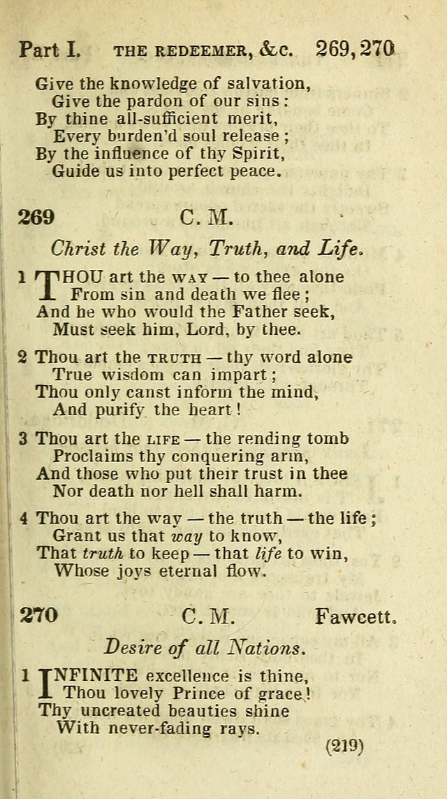 The Virginia Selection of Psalms and Hymns and Spiritual Songs: from the most approved authors; adapted to the various occasions of public and social meetings (New Ed. Enl. and Imp.) page 219