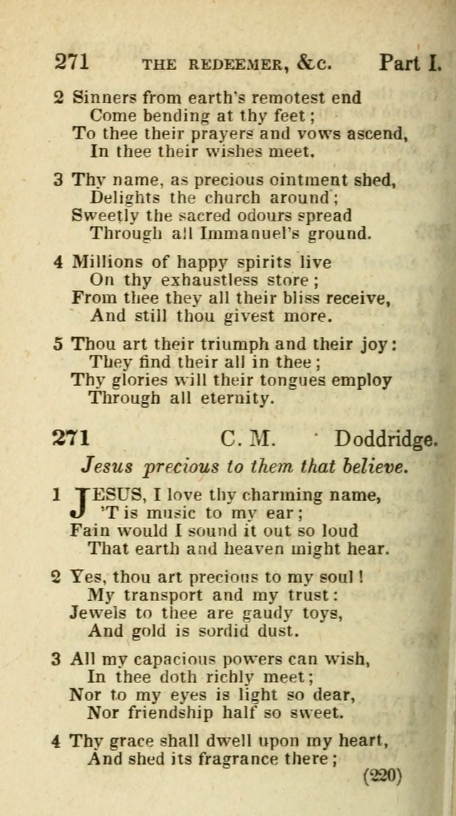 The Virginia Selection of Psalms and Hymns and Spiritual Songs: from the most approved authors; adapted to the various occasions of public and social meetings (New Ed. Enl. and Imp.) page 220