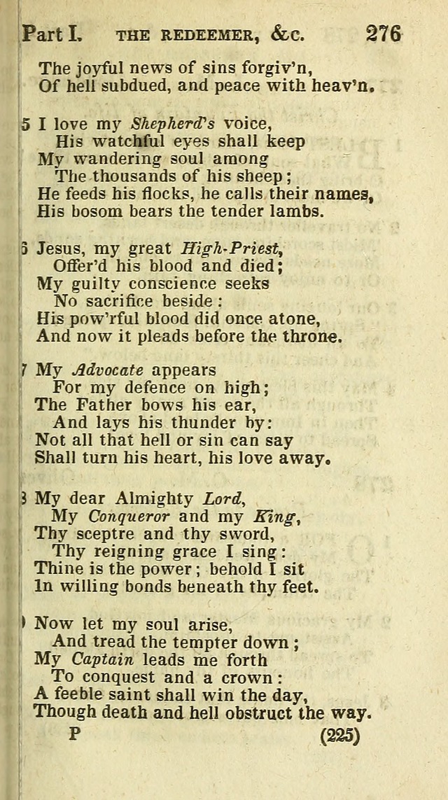 The Virginia Selection of Psalms and Hymns and Spiritual Songs: from the most approved authors; adapted to the various occasions of public and social meetings (New Ed. Enl. and Imp.) page 225