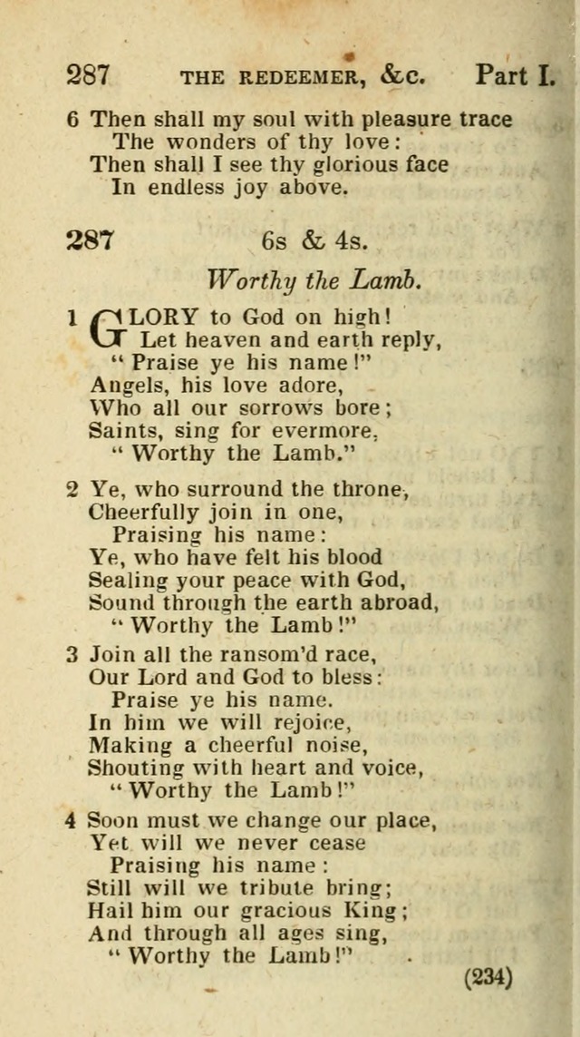 The Virginia Selection of Psalms and Hymns and Spiritual Songs: from the most approved authors; adapted to the various occasions of public and social meetings (New Ed. Enl. and Imp.) page 234